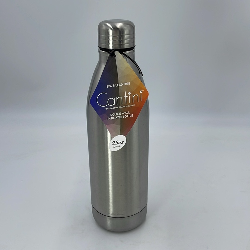 Cantini by Boston Warehouse double-wall insulated bottle, 25oz (739 mL)
